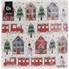 Szalvéta 33x33cm karácsony 16db/csomag 3féle KPM25