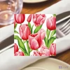 Szalvéta 33x33cm Tulip Time 20 db-os