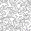 Szalvéta Ambiante Baroque Silver/White papír papírszalvéta 33x33cm,20db-os
