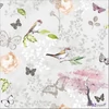 Szalvéta Ambiante Birds and butterflies grey, papír papírszalvéta 33x33cm,20db-os