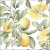 Szalvéta Ambiante citromos Limoni papírszalvéta 25x25cm,15db-os