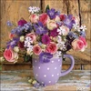 Kép 1/2 - Szalvéta Ambiante Mug with flowers papírszalvéta 33x33cm,20db-os