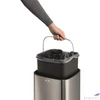 Kép 5/7 - Szemetes 21 l szenzoros tetővel DURABLE NO TOUCH ezüst