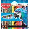 Kép 1/2 - Színes ceruza 24 Maped Color`Peps Animal háromszögletű 24színű Írószerek MAPED 832224