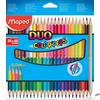 Kép 1/2 - Színes ceruza 24 Maped Color'Peps Duo/kétvégű háromszögű 48szín Írószerek MAPED 829602