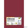 Színes papír A4 130 g 100 lap FOLIA sötétvörös