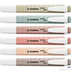 Kép 5/5 - Szövegkiemelő készlet Stabilo 1-4 mm, Swing cool NatureCOLORS 6 különböző szín