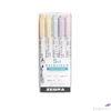 Kép 1/3 - Szövegkiemelő készlet Zebra 1,4/4 mm, kétvégű, Mildliner Highlighter Gentle, 5 különböző szín