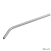 Szívószál egyenes fém 6db-os 24cm