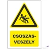 Kép 2/2 - Tábla Matrica C Csúszásveszély 