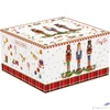 Kép 2/2 - Tál Porcelán karácsonyi 20cm, Vintage Nutcracker dobozban