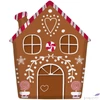 Kép 1/3 - Tál Porcelán karácsonyi 21x25,5cm, Gingerbread dobozban