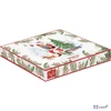 Tálca Porcelán karácsonyi 20,5x25,5cm, Joyful Santa dobozban