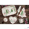 Kép 2/3 - Tálca Porcelán karácsonyi 20,5x25,5cm, Ready for Christmas dobozban