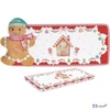 Tálca Porcelán karácsonyi 36x16cm, dobozban, Sweet Christmas