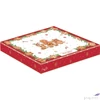 Kép 2/2 - Tálca Porcelán karácsonyi csillagtálca 22,5cm, dobozban Fancy Gingerbread