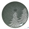 Kép 2/2 - Tányér kerámia karácsonyi 24' fenyőfás 2.4cm sdkae