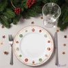 Tányér lapos porcelán 26,5cm, Birds Melody lapostányér kézzel festett