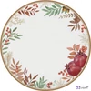 Tányér lapos porcelán 26cm,Botanique lapostányér kézzel festett