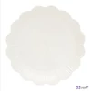 Tányér lapos porcelán 26cm,Drops White lapostányér kézzel festett