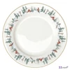Tányér porcelán karácsonyi 26,5cm, Botanic Chic lapostányér kézzel festett