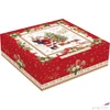 Kép 2/2 - Tányér porcelán karácsonyi 16cm Christmas Memories 4db-os, dobozban