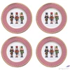 Kép 1/2 - Tányér porcelán karácsonyi 19cm, Nutcracker 4db-os, dobozban