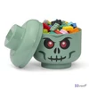 Tárolódoboz LEGO Green Skeleton fej kicsi