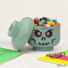 Tárolódoboz LEGO Green Skeleton fej kicsi