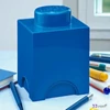 Tárolódoboz LEGO kék szögletes