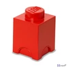 Tárolódoboz LEGO piros szögletes
