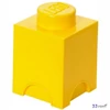 Tárolódoboz LEGO sárga szögletes