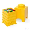 Tárolódoboz LEGO sárga szögletes