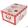 Kép 1/2 - Tárolódoboz maxi 51x37x24 miss space love fehér szív 