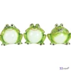 Dekor béka kerámia Three wise frogs Jesse S green SDDST53