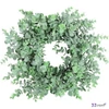 Koszorú Tavaszi dekor Wreath eucalypthus L frost SDDST53