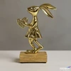 Kép 1/4 - Tavaszi dekor elegáns nyúl nyuszi szívvel 11,5x5x16cm SDDST5