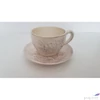 Kép 1/2 - Csésze teás Porcelán 3dl virágos natur kézzel festett