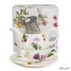 Teáskanna csészével porcelán teaszűrővel COLORS OF NATURE Díszdobozban