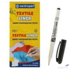 Kép 1/2 - Textilfilc Centropen fekete 0,6-0,8mm