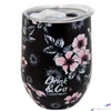 Kép 1/2 - Thermo pohár Helen pink-fekete) 350ml ,