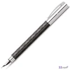 Faber-Castell töltőtoll Ambition -F- rhombus fekete 148921