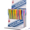 Kép 2/3 - Toll Signetta mix eldobható, kupakos golyóstoll vegyes élénk színekben