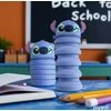 Kép 3/4 - Tolltartó Bővíthető zipzárral Stitch fej jel összenyomható Colorino