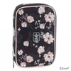 Ars Una Többszintes Tolltartó Flowery black üres prémium 54953741 nagyméretű írószertartókkal