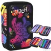 Kép 1/3 - Töltött tolltartó Jumper 2 Stitch Black 125 × 195 × 55mm, klapnis
