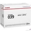 Kép 1/2 - Toner lézer Canon lézer, CRG-039 fekete, 11k