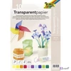 Transzparens papír A4 115g 10 lap FOLIA vegyes színek