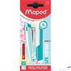 Kép 3/4 - Tűzőgép 45832 45834 25lap MAPED Universal Meta Half-Strip Paste pasztel türkiz
