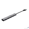 Kép 3/7 - USB elosztó-HUB 4 port USB 2.0 TRUST Halyx ezüst